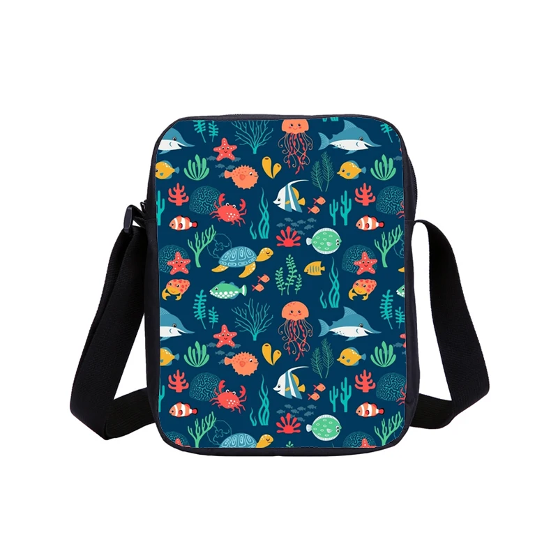 

Custom 3D Cartoon Printing Kids Shoulder Messenger Bag