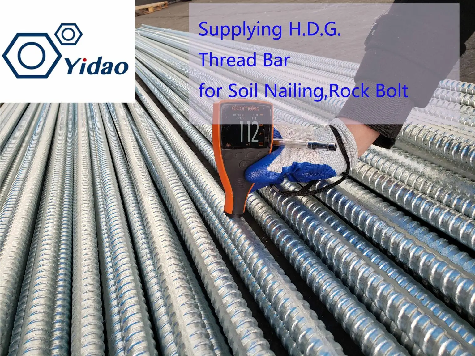 Mining rock bolt M20 25 32 for ground anchor