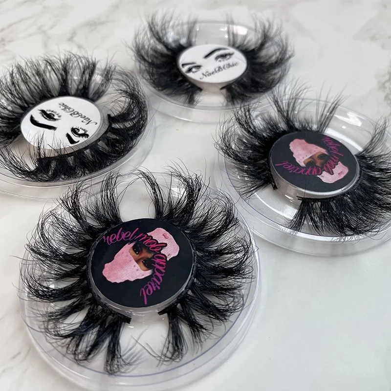 

Anforlin lashes3d mink wholesale vendor tresluces lashes custom eyelashes box packaging 25mm luxury eyelash bulk