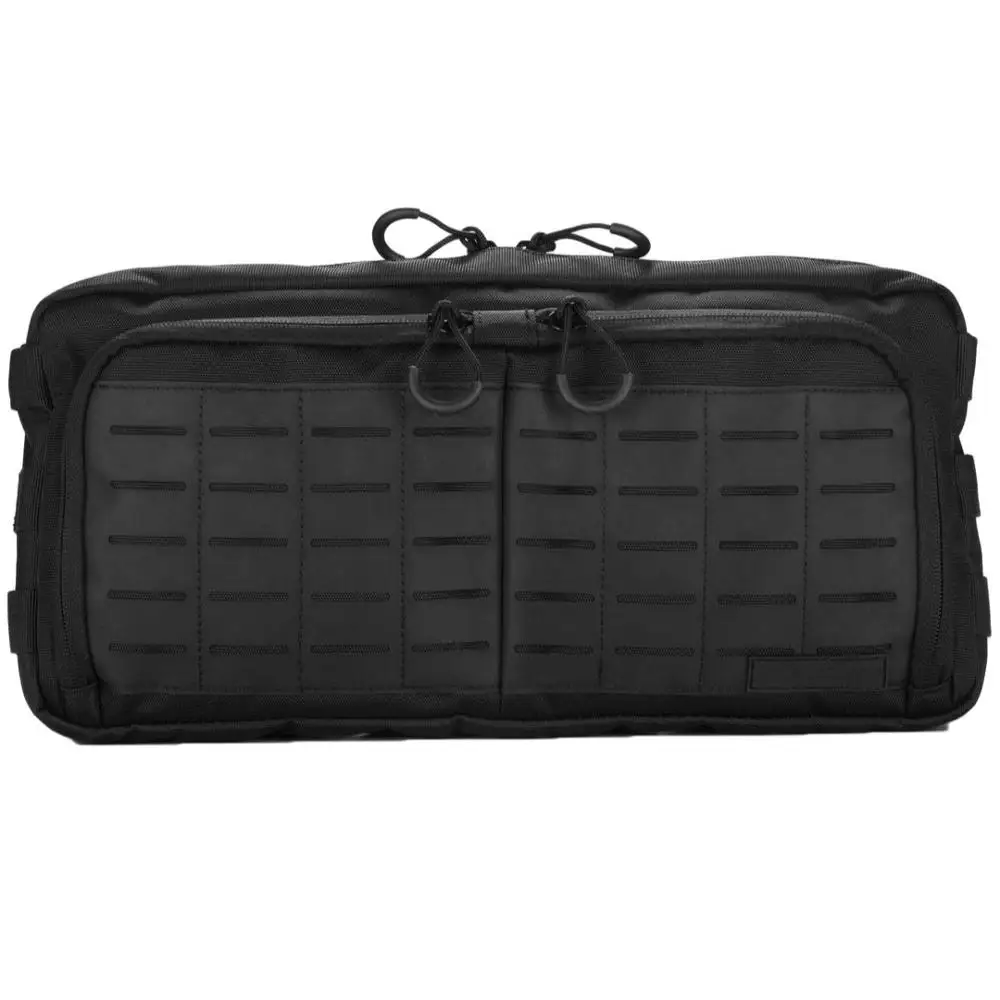 

Tactical Black sling backpack Molle Bag Tactical Excursion Bag with laser cut pocket