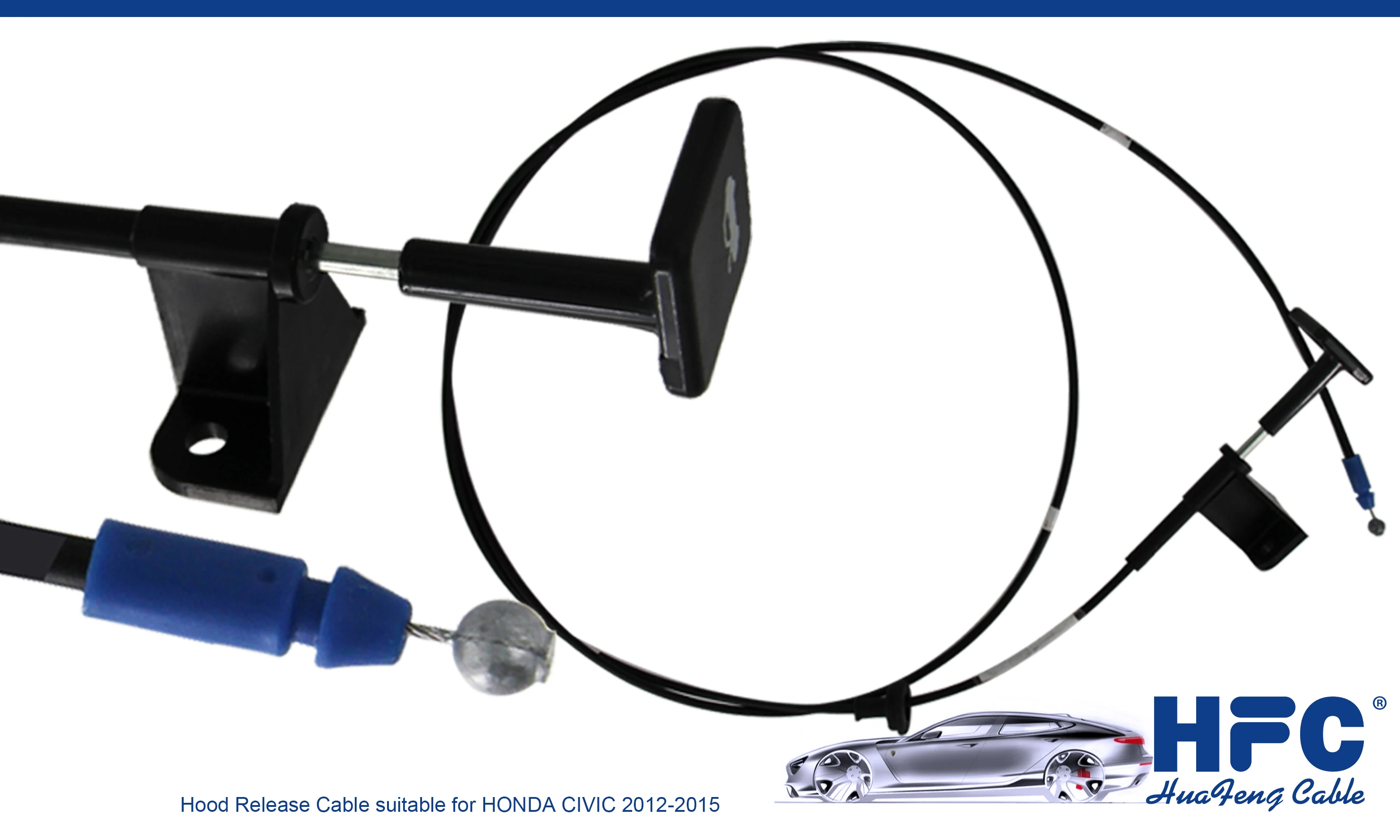 Auto Cable Engine Hood Release Cable 74130tr0a01za 74130tr0a01zb