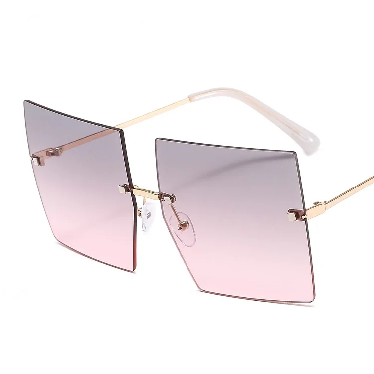

1909 Unisex Fashionable 2021 Square Sunglasses Rimless Sunglasses