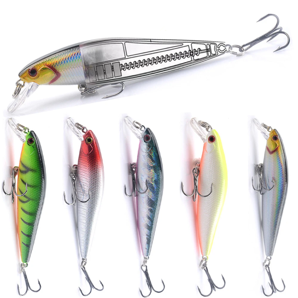 

Jetshark 7/10/14G 6 Colors 3D Lure Eyes Good Quality Minnow Fishing Lure