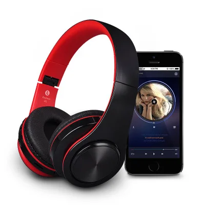 

Wholesale good Quality BT earphone B3 stereo headset music earphones BT wireless support SD card with mic