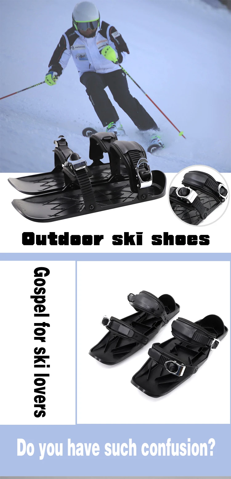 Drop Shipping Outdoor ski boots Gaming snow skate shoes for adults womens with adjustable metal buckle Snowboard ski boot strap