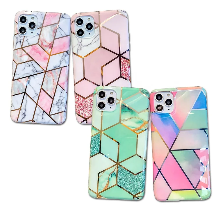 

Accessories Shockproof Silicone Mobile Cover Marble Phone Cases For iPhone 12 13 Pro Max, Multiple style to choose
