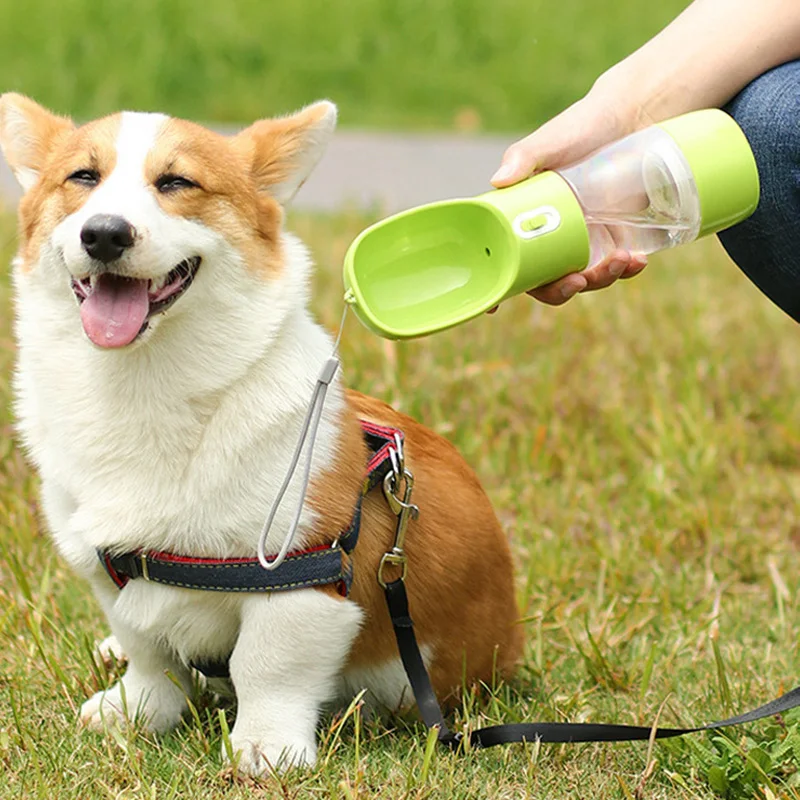 

Portable Pet Water Bottle Feeder Dog Water Bottle Pets Outdoor Travel Drinking Dog Bowls Food Bowl for Dogs Bottle