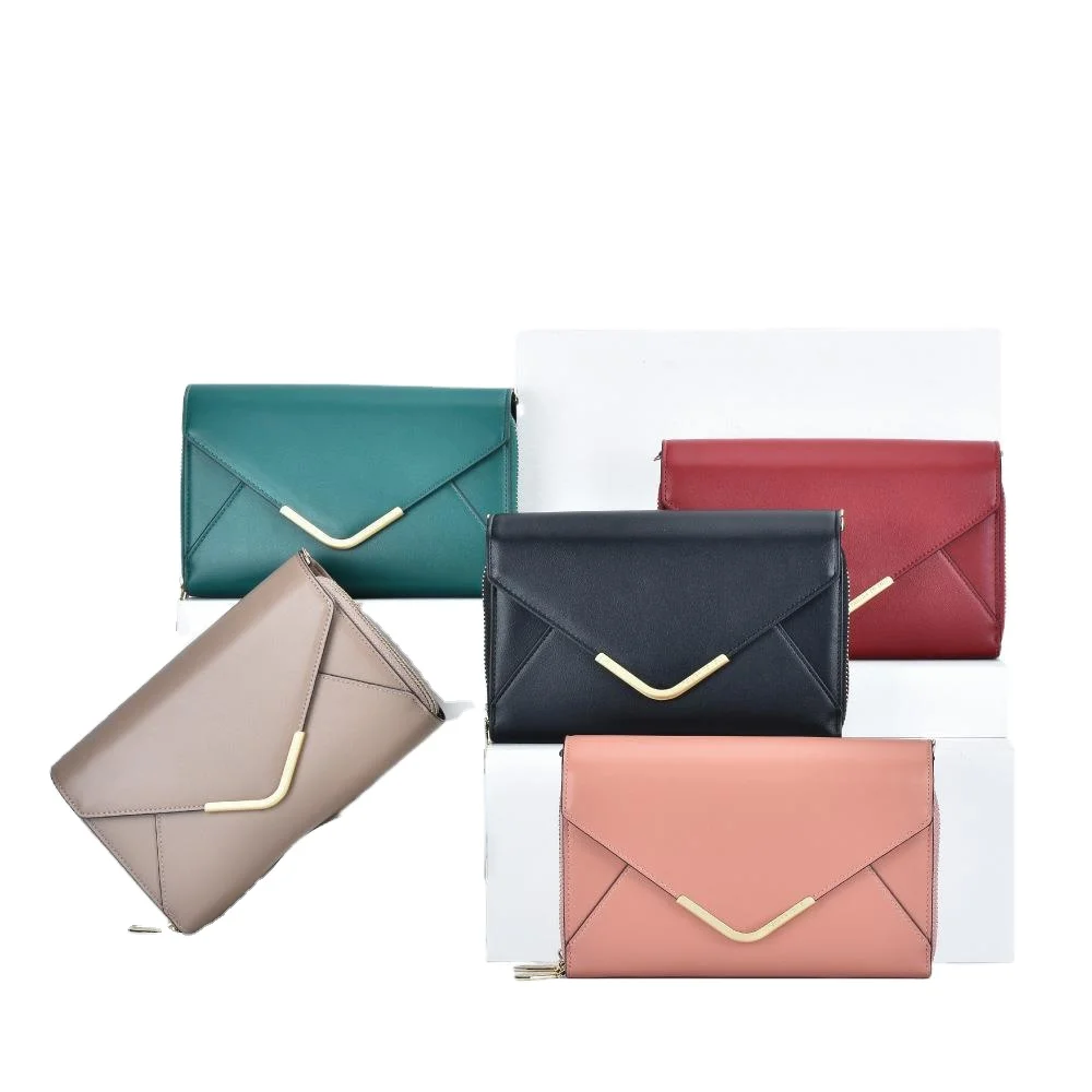 

Factory Pu Leather Single Shoulder Bag Women Casual Wallets For Shopping Fashion Money Clip color purse Card holder, Customized