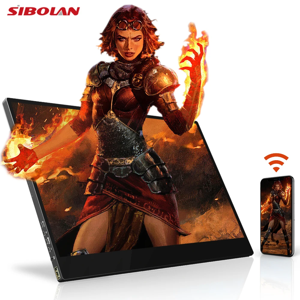 

sibolan  Hdr Full Hd Laptop Gaming Monitor 1080p Full-hd wireless monitor