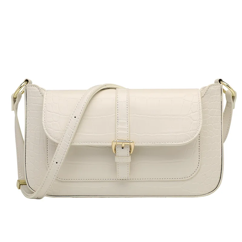 

Small Square Bag 2020 Spring and Summer New Stone Pattern Fashion Female Armpit Bag