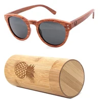 

Free samples sustainable custom logo new products wood sunglasses china