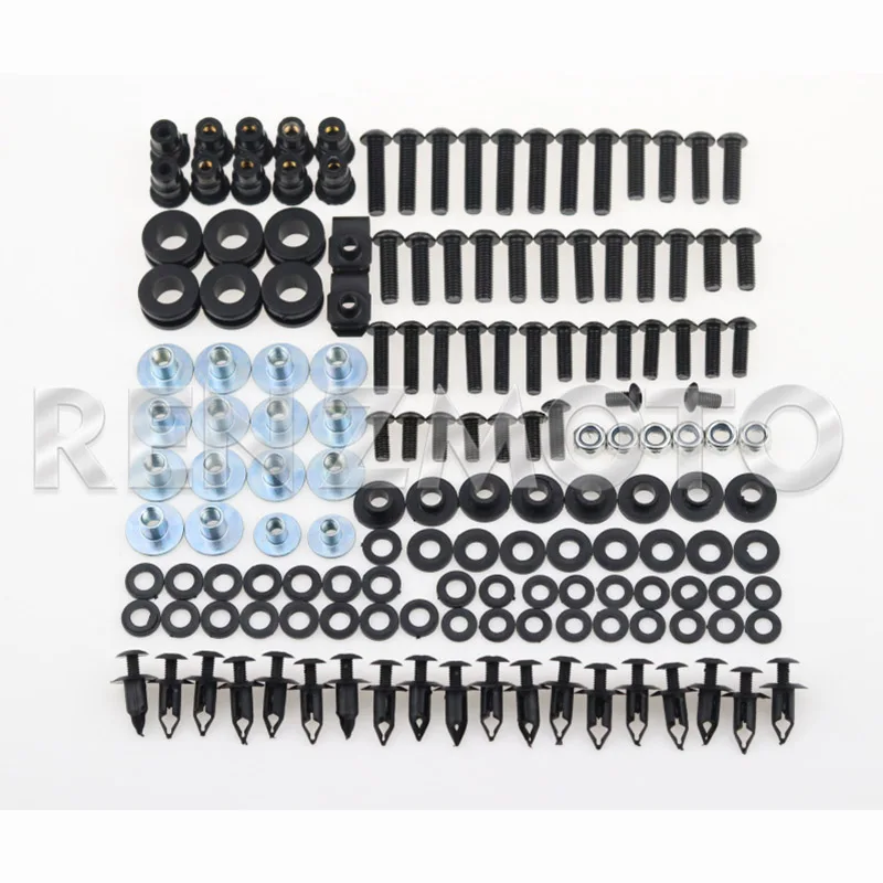 

Motorcycle Body Screw Complete Set Fairing Bolt Kit For yamaha R1 2009 2014, As pictures shown