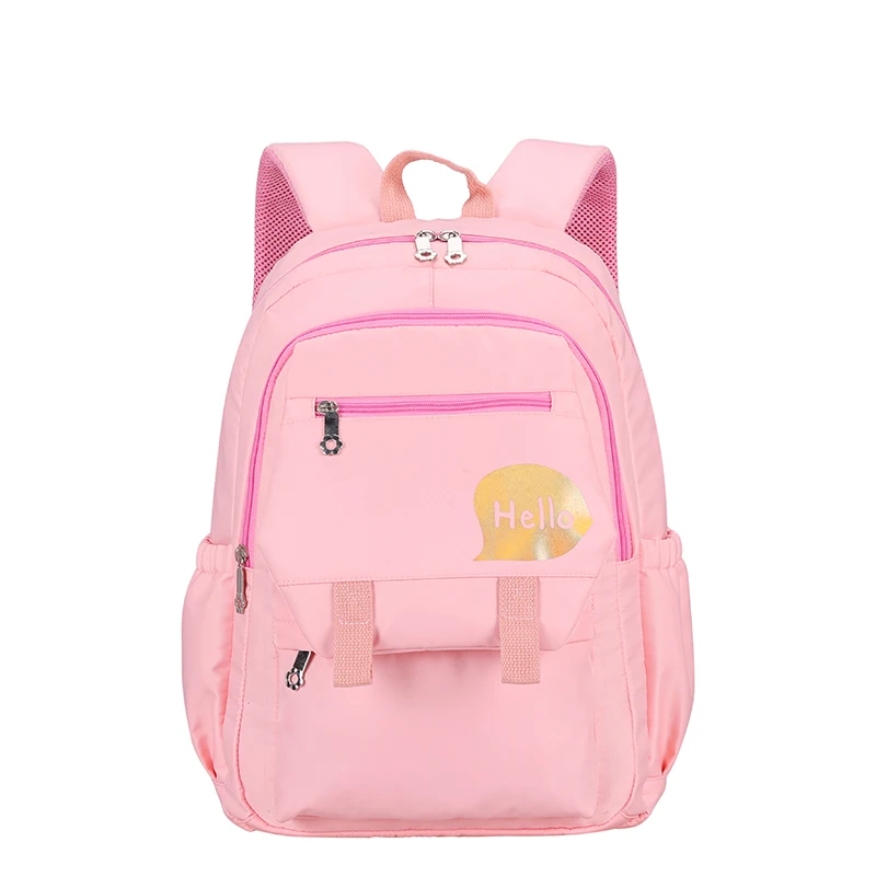 

The new schoolbag for primary school students is cute waterproof and fashionable. It is a backpack for reducing the burden and