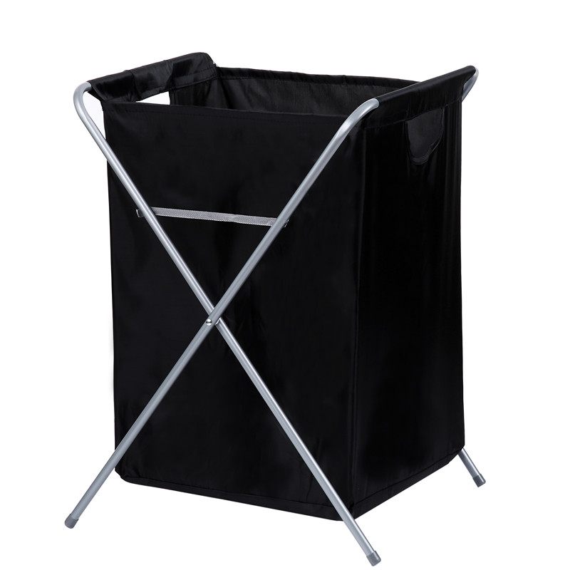 

home storage hamper bathroom waterproof fabric laundry basket for dirty clothes, Black, blue, or wine red