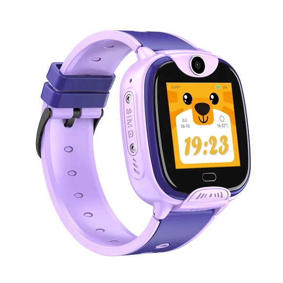 

OEM IP67 waterproof android bluetooth 4G video call camera sos smart watch phone sim gps kids smartwatch
