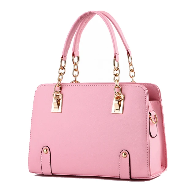 

Designer Hot Sale Korean Style Cute Small Pink Hard Shell Handbag Tote Bag For Ladies Women Girl, As picture