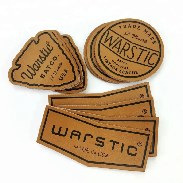 

China Manufacturer Eco-friendly Custom Logo Embossed Leather Labels For HandbagOEM Leather Labels For jeans/Clothing