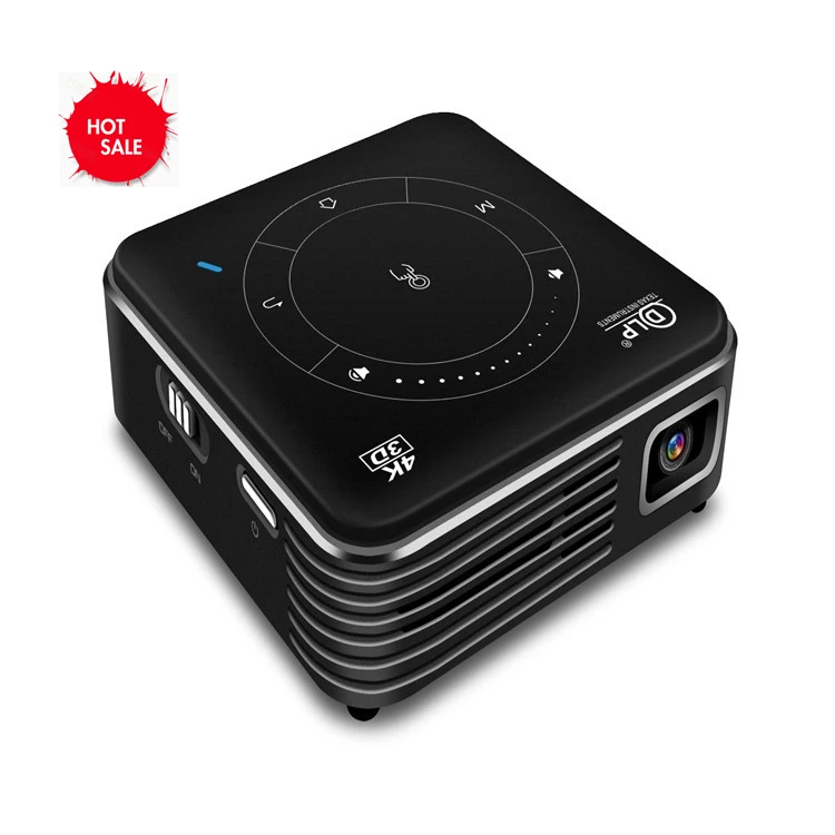 

2021 Newest Dlp Portable Android 9.0 Projector 4G 32G HD Smart 4k 3d Mini Projector