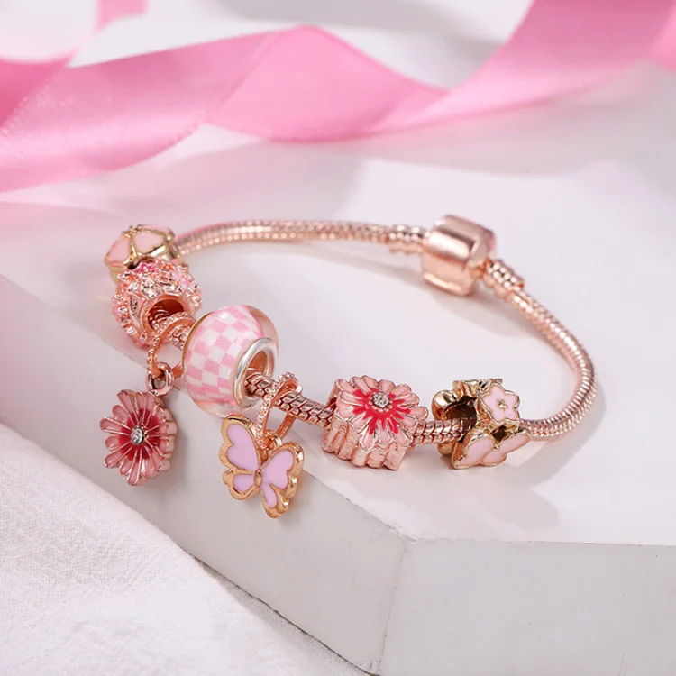 

Wholesale Hot Women Rose Gold Silver Adjustable Expandable Wire Open Metal Bangle Bracelet for Women DIY Charms Jewelry Gifts, Rose gold+colours