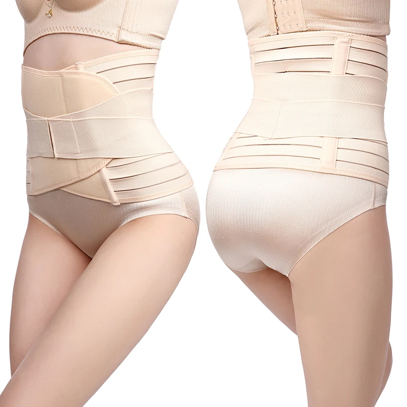 

Hot Sale Women's corset body postpartum repair belt Shaped waist belt Women's corset body clothes, Black beige