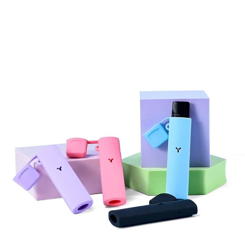 

Portable e-cigarette universal protective case color silicone soft case support customization Thick thin optional YOOZ, Pink black blue purple