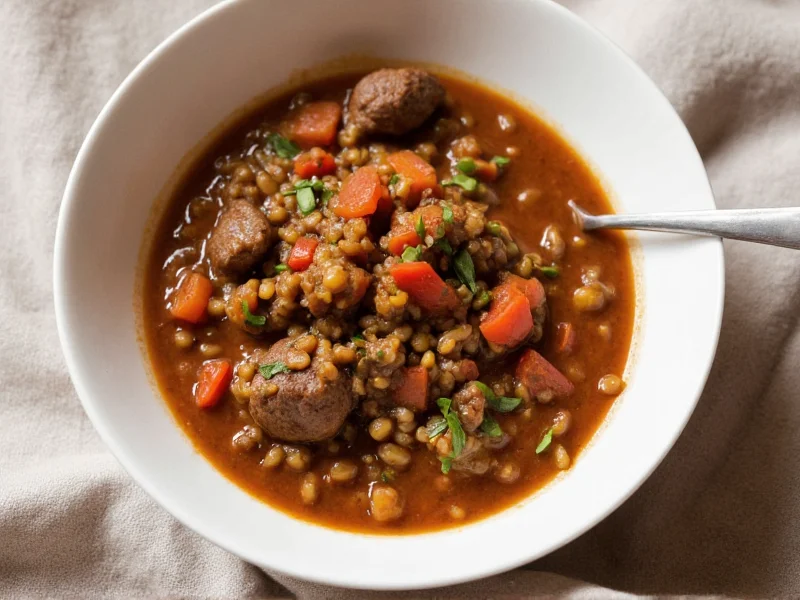 Beef Lentil Stew Recipe: Hearty & Nutritious Guide