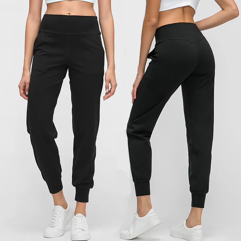 

drop shipping 2021 Hot align lulu sanded Skin-friendly loose straight quick-drying sports fitness brushed Yoga Fitness Leggings