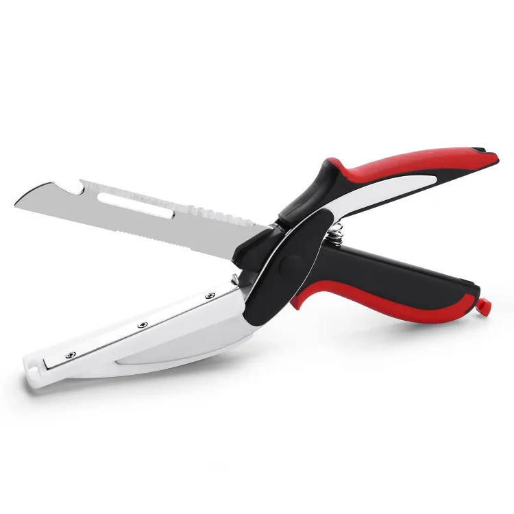 

Clever Kitchen Scissors Clever Food Chop Cutter with Cutting board