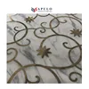 For Hotel Entry Hall Decor Natural Marble Waterjet Rectangle Marble Floor Medallions Patterns