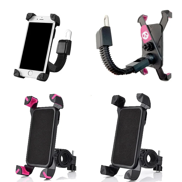 

OEM ODM Logo 360 degree rotation size adjustable Anti Shake waterproof Bike Motorbike Bicycle Motorcycle mobile phone holder