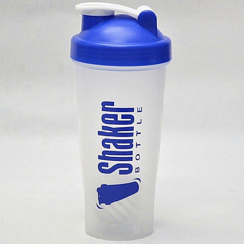 

Custom 600ml printed portable sport triton protein juice water clear shaker bottle