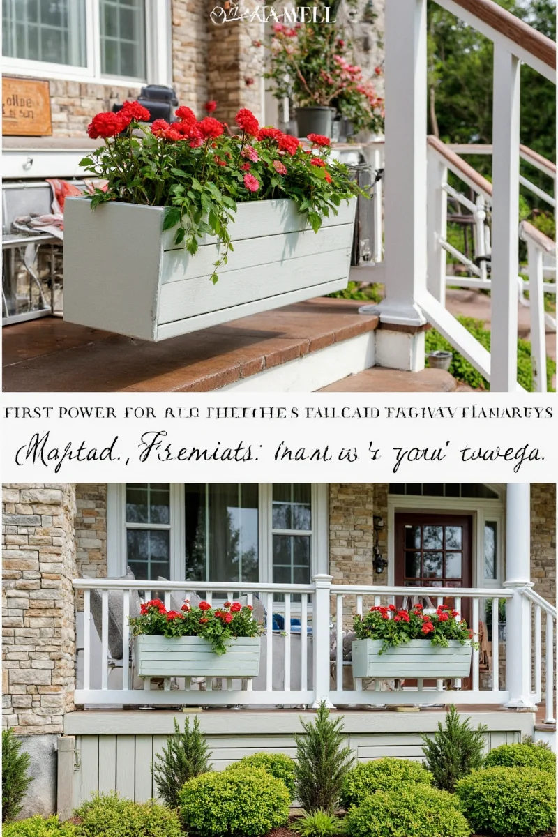 Railing Planter Design Ideas
