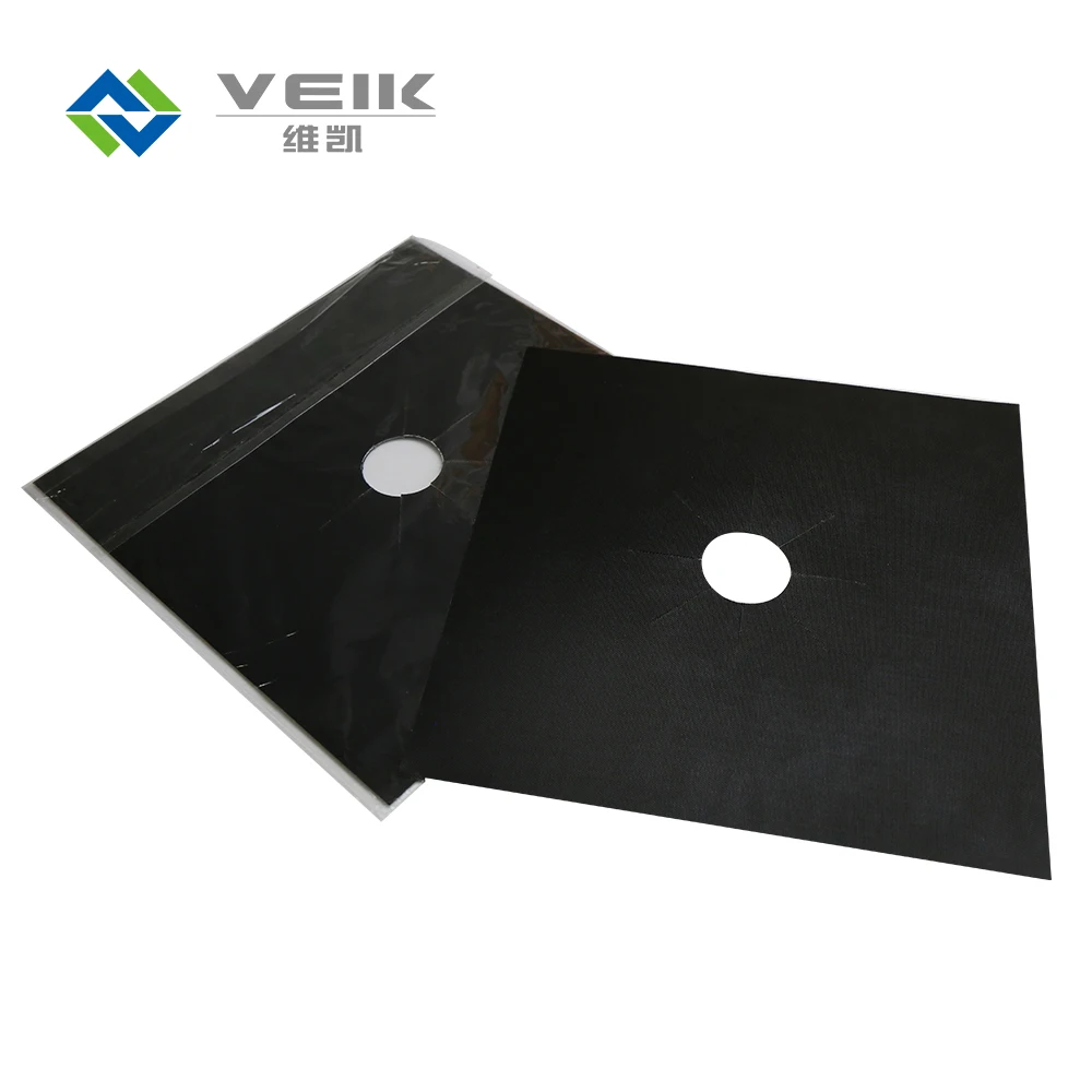 

Amazon sale heat resistant ptfe gas stove protector, Black