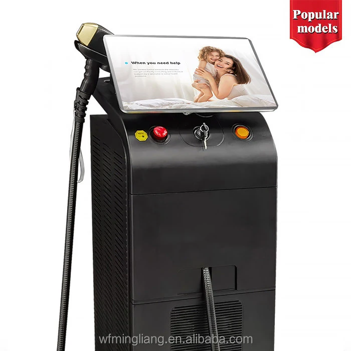 

2023 Newest 755 808 1064 titanium diode laser hair removal laser machine