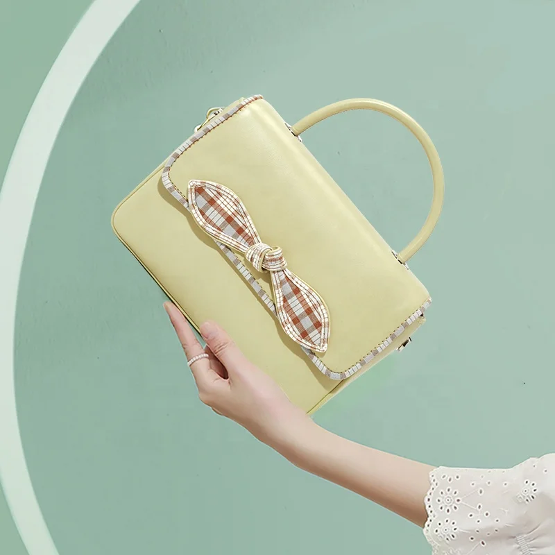 

LIKEBAG New fashion sweet style bow decoration high-end luxury ladies chain shoulder messenger bag for Women