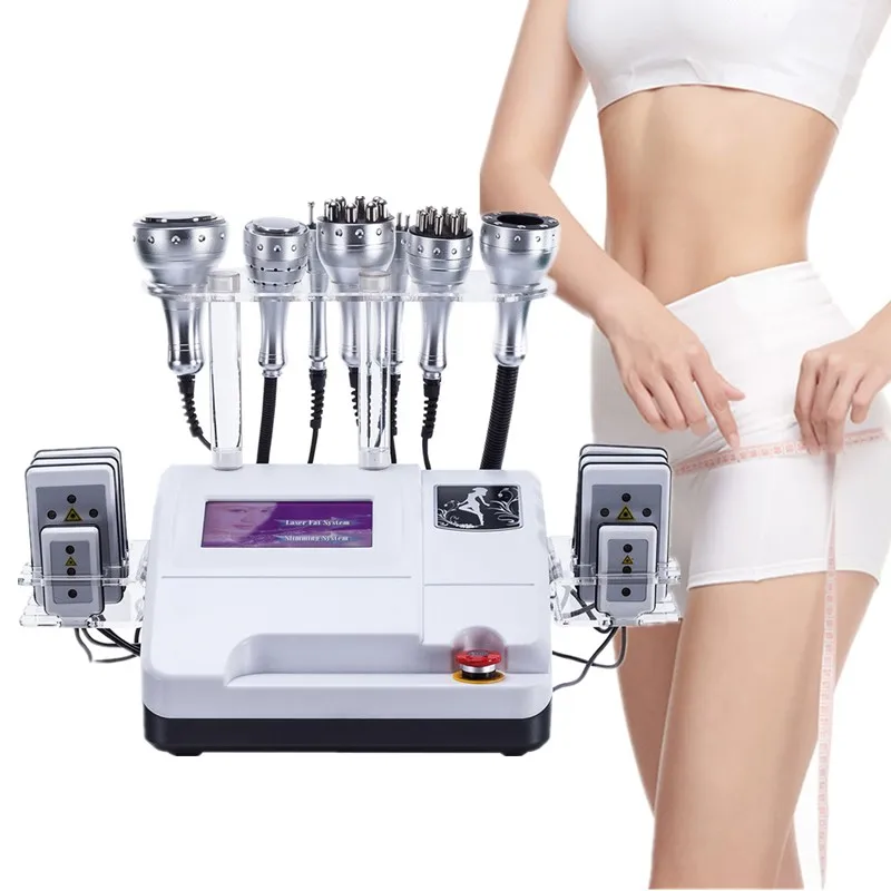

9 in 1 Hot 2021 kim 8 System Cellulite Reduction Weight Loss 40K Fat Cavitation RF Slimming Machine