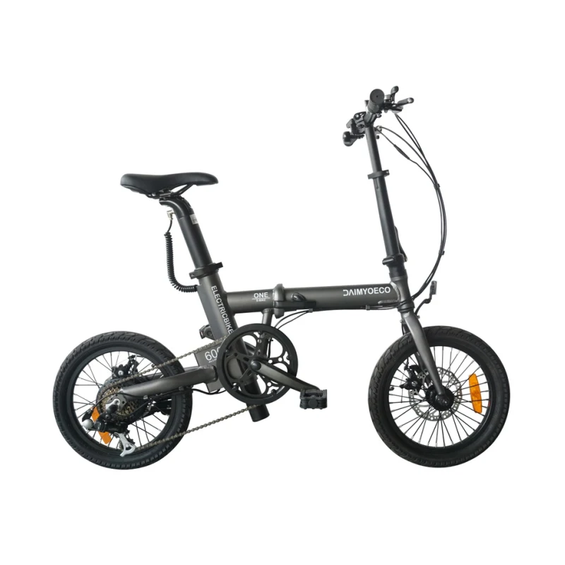 

16 inch Electric Folding Bike Boys E bike 36V 250W Mini Foldable Bicycle, Grey