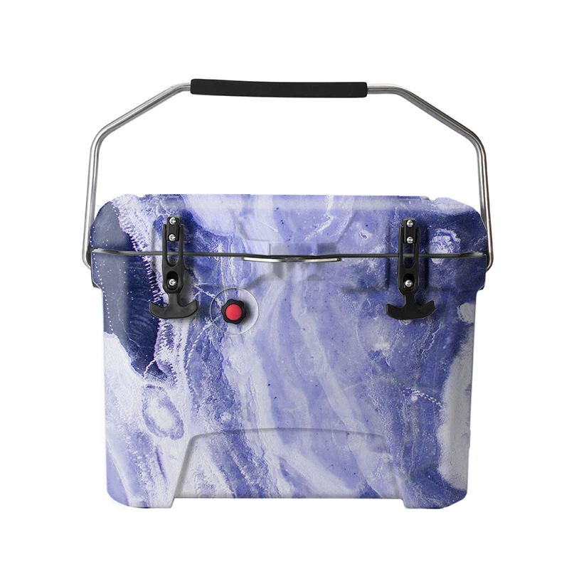 

Camping Plastic Cooler 45L OEM hard sided cooler for hiking, Customized color with pms no