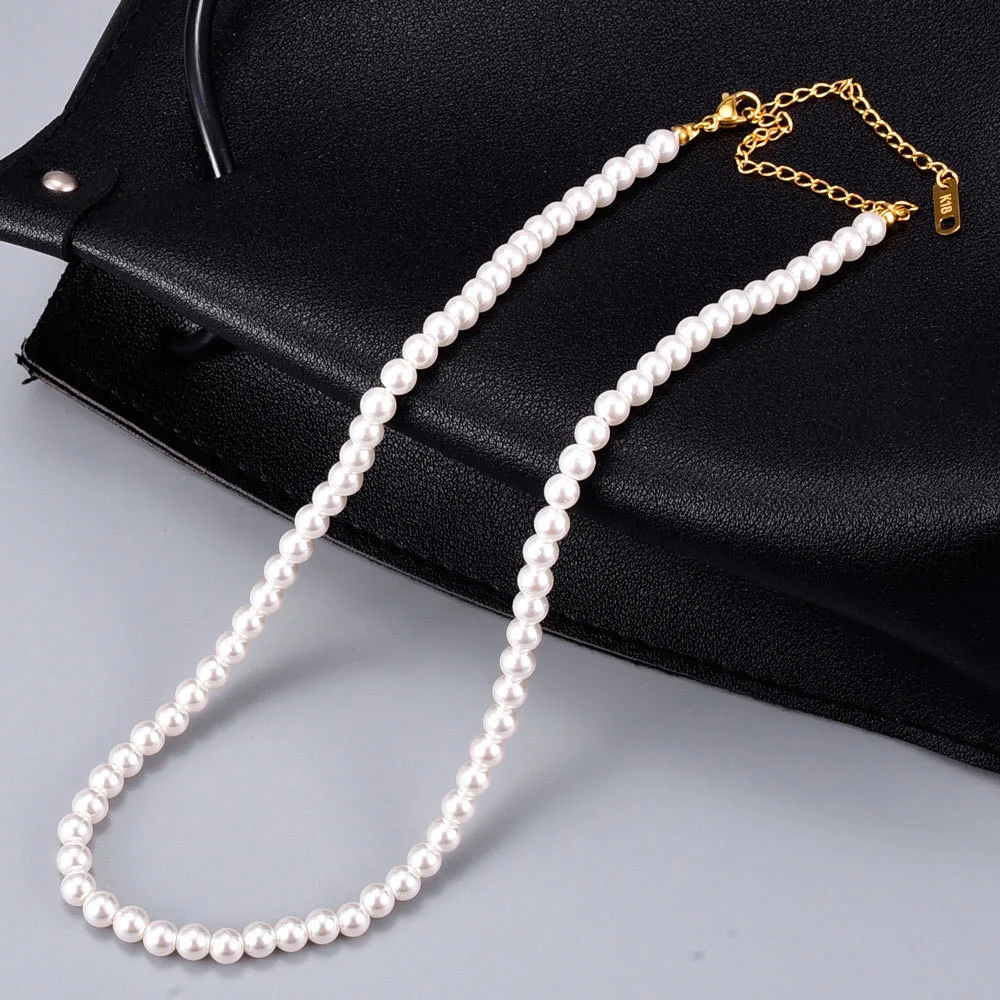 

Right Grand pearl necklace choker jewelry necklace