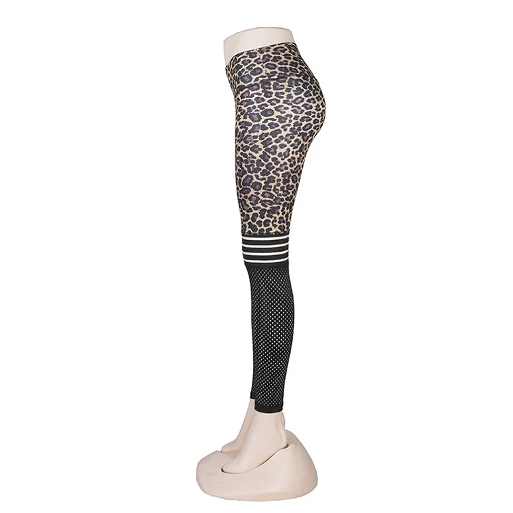 leopard gym tights