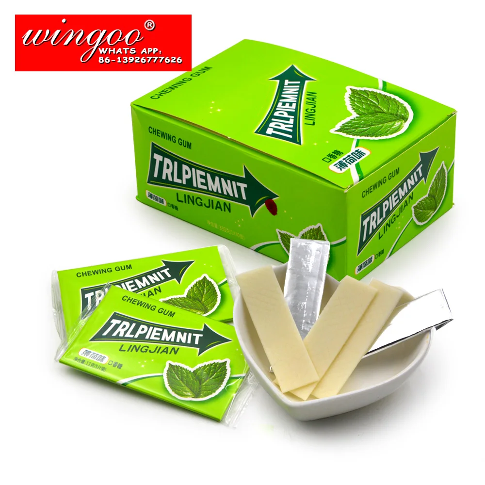 清真盒包装薄荷味口香糖 - buy mint flavor chewing gum,halal