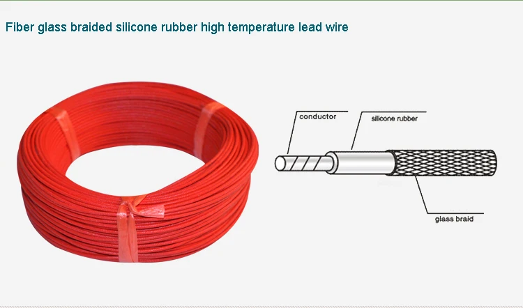 AGRP Silicone Fiberglass Braided Wire Cable High Temp Wire 0.75mm²-35mm²ALL SIZE 
