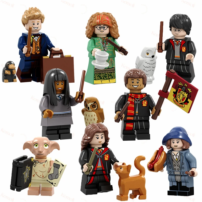 

Harry Series PG8192 Dobby Hermione Dumbledore Principal Jean Granger Hogwarts Building Block Figure Plastic Educational Toy Gift