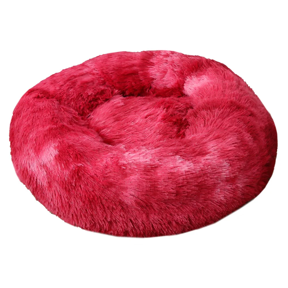 

Pet Sleeping Bed For Cats and Dogs  Sapphire Red Wine Color