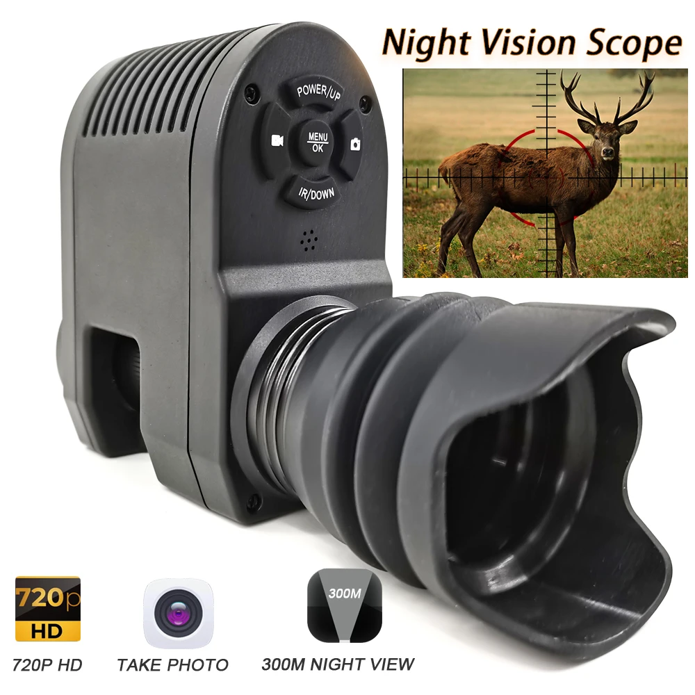 

Integrated Design Megaorei 3 Night Vision Scope for Rifle Optical Sight Telescope Hunting Camera NV007 Can Take Photo and Video