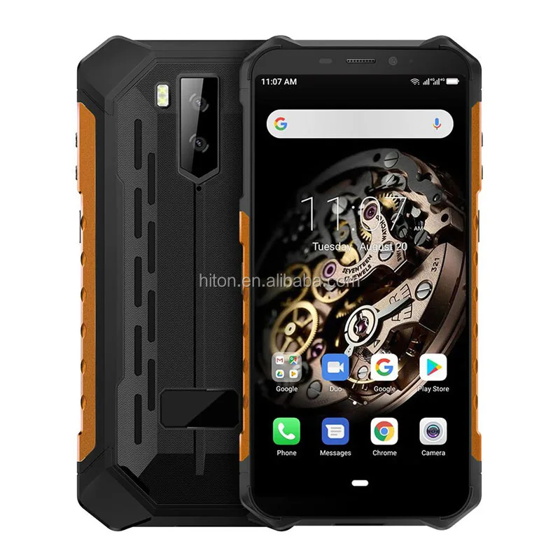 Factory Wholesale HiDON 4G rugged smart phone 5.5 inch IP68 waterproof phone Android 9.0 3+32G industrial mobile phone