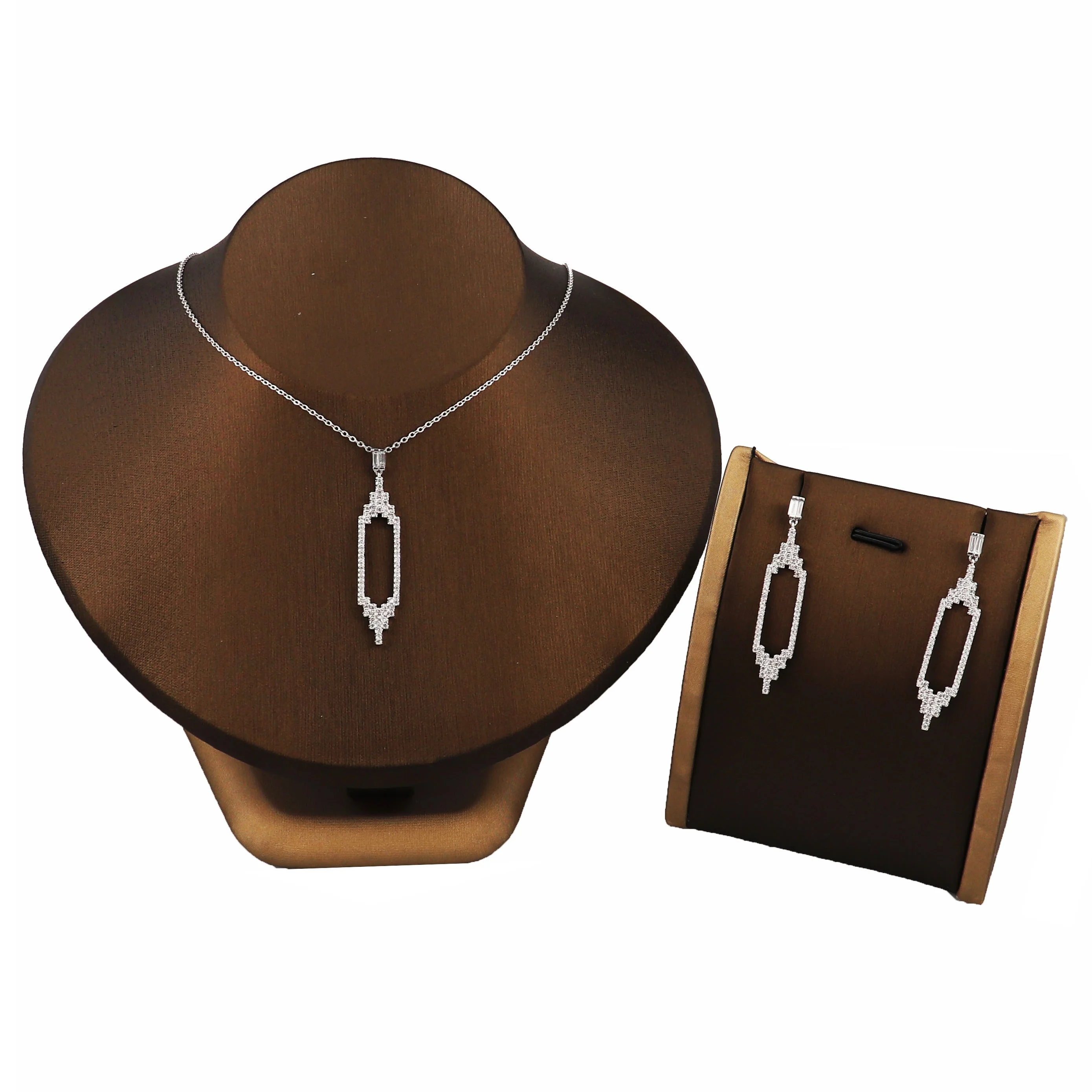 

wholeasle jewelry sets necklace pendant earrings girls jewelry set simple jeweries jewelry set