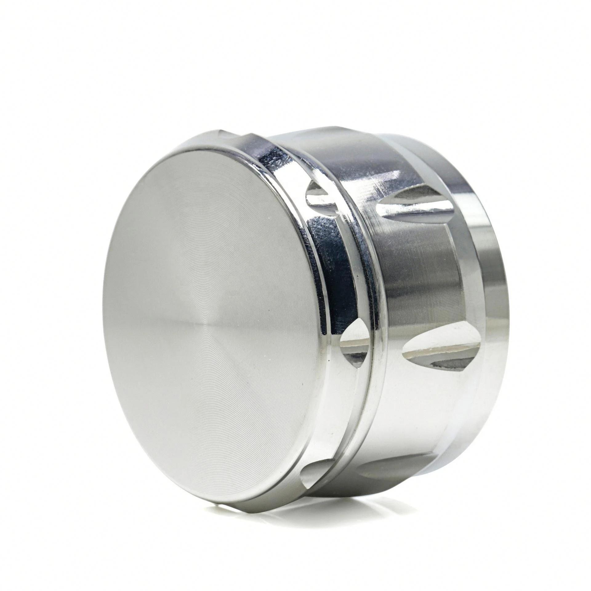 

Wholesale Diameter  Zinc Alloy 4 Part Drum-shaped Tobacco Grinder jhcentury, Picture