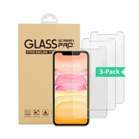 

3 in 1 3Pack Tempered Glass Film Glas Screen Protector For iPhone 11 pro 11pro Max Tempered Glass