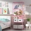 Power coated metal storage wire shelving rack